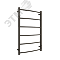 Полотенцесушитель электрический с диммером R neo 80/50 цвет чёрный матовый ДВИН 4656759179366