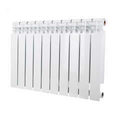 Радиатор биметаллический секционный 500/100/10 боковое подключение Oasis Р0000108218