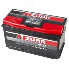 Аккумулятор автомобильный ZUBR Ultra 100Ah R+ ZUBR ZU1000