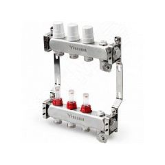 Блок коллекторный с расходомерами 3 выхода, 230 мм, 1 x 3/4 PRO AQUA V500MB.03