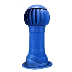 Комплект вентиляционной системы для фальцевой и битумной кровли, цвет Blue ERA RRTV+S 160 Blue