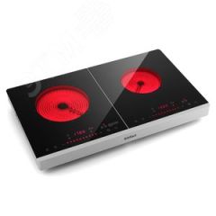 Плита инфракрасная KT-147, мощность 1800 Вт, цвет черно-серый KITFORT КТ-147