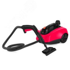 Пароочиститель KT-9137-1, цвет черно-малиновый, мощность 1800 Вт, объем 1,5 л KITFORT КТ-9137-1