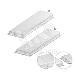 Напольный короб облегченный с телескопическими концами Vergokan VGLI28.350S2
