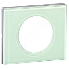 Рамка, однопостовая, смальта белая глина LEGRAND 69311