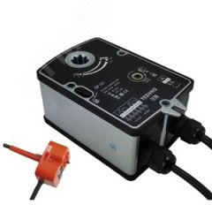 Электропривод противопожарный с пружиной 3Nm, ON/OFF, 2SPDT, S(72 град), 24AC/DC Techno SF-03DFS/24V