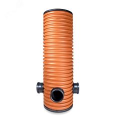 Колодец дренажный с тремя выходами SN8 1.5м ID300x110 PRO AQUA PPK 83 0300 15 110