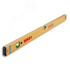 Уровень алюминевый магнитный AZM 100, L=100 см, 2 глазка, точн. 0,5мм/м SOLA 01821301
