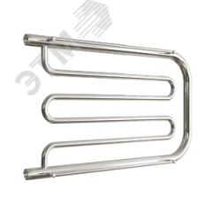 Полотенцесушитель водяной c полкой D 50/80 цвет хром ДВИН 4627085927754