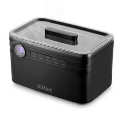 Ультразвуковая мойка KT-6291, объем 1600 мл, мощность 80 Вт, цвет черный KITFORT КТ-6291