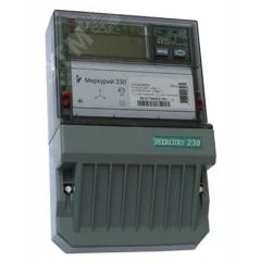 Счетчик электроэнергии Меркурий 230 AR-02 R трехфазный однотарифный, 10(100), кл.точ. 1.0/2.0, Щ, ЖКИ, RS485 ИНКОТЕКС 230AR02R