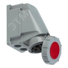 Розетка настенная 63А/400V/3P+E/IP67 PCE 134-6