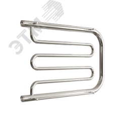 Полотенцесушитель водяной c полкой D 50/70 цвет хром ДВИН 4627085927730