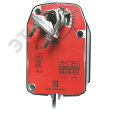 Электропривод воздушной заслонки 3.5ДВ24 3,5Нм с возвратной пружиной,2х позиционное управление, 24В AC/DC, со вспомогательными переключателями UPM ВОЗ 3.5ДВ24