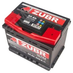 Аккумулятор автомобильный ZUBR Ultra 60Ah R+ ZUBR ZU600