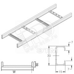 Кабельный лоток лестничного типа DAVID Vergokan HDKS60.400