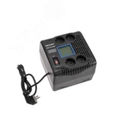 Стабилизатор напряжения релейный портативный REX-PR-2000 мощностью 2000 ВА REXANT 11-5032