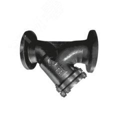 Фильтр чугунный сетчатый фланцевый Y-образный с магнитной вставкой ФСМ Ду65 Ру16 150 градусов ЛМЗ Семенов 036-1211