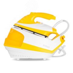 Станция паровая KT-9135-1, объем 1,2 л, мощность 2000 Вт, цвет бело-желтый KITFORT КТ-9135-1