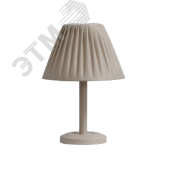 Светильник настольный ННБ 11-60-095 Суфле с абажуром СТ софт беж ЭРКАДО 300095