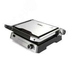 Электрогриль KT-1631, мощность 1500 Вт, цвет черно-серебристый KITFORT КТ-1631