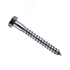 Шуруп сантехнический DIN 571  8x160 ZN (500шт) КМП DIN 571 8х160