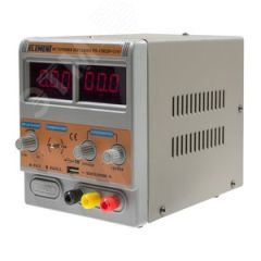 ELEMENT 1502D+ Источник питания, 0-15V-2A+5V/2A   2xLCD, USB выход Электро Трейд EL1502D