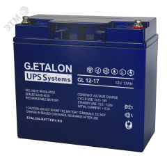 Аккумулятор G.ETALON GL 12В 17 А/ч Etalon Battery 900-12/17GL