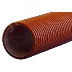 Труба ПЭ гофрированная двухслойная 233/200 SN8 с перфорацией 360гр 8отв - 6м. Политэк 233200360