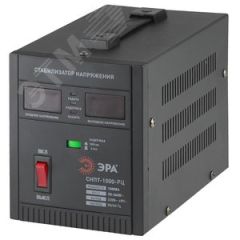 Стабилизатор напряжения переносной СНПТ-1000-РЦ цифровой дисплей 900-260В/220В, 1000ВА ЭРА Б0035294