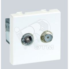 Connect Розетка TV-SAT винты белый Simon K130A-9