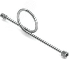 Отвод сифонный С910-4, вход - внутр.резьба М20х1,5, выход - наруж.резьба М20х1,5, 12х18Н10Т, AISI 316L Метакам С910-4СММВ