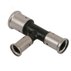 Тройник пресс 50х40х40 переходной, ПВДФ Henco 11PK-504040