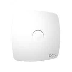 Вентилятор осевой вытяжной с обратным клапаном D125 декоративный DiCiTi RIO 5C Matt white