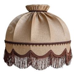 Абажур Ретро торшерный лён капучино и.у. ЭРКАДО 300950