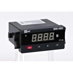 Вольтметр цифровой 96x48мм однофазный, вход 600В, выход DO, LED-дисплей ВМ-48D SE (Dekraft) 50379DEK