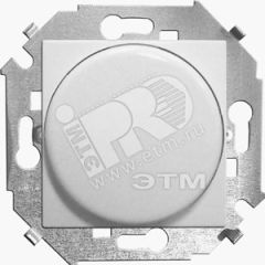 15 Регулятор напряжения поворотно-нажимной электронный переключатель 500Вт 230В винтовой зажим белый Simon 1591790-030