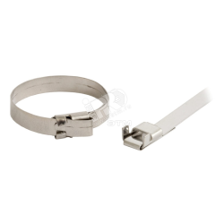 Стяжка стальная 410L нержавеющая сталь (100шт) Hyperline 17100