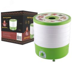 Электросушилка МА-019 на 520 Вт для продуктов, 5 поддонов диаметром 31.5 см Матрена 005656