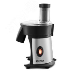 Терка элеKTрическая KT-1393, мощность 350 Вт, черно-серебристый KITFORT КТ-1393