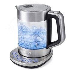 Чайник KT-616, Режимы нагрева от 40 до 100 °С, Объем 1,5 л, Мощность 2200 Вт KITFORT КТ-616