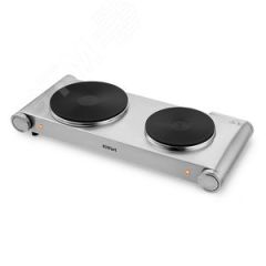 ЭлеKTрическая плита KT-152,  Мощность 2500 Вт, 2 конфорки KITFORT КТ-152