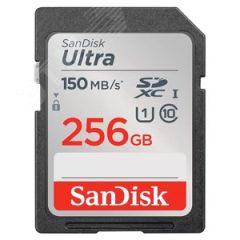 Карта памяти 256GB SD Ultra UHS I, SDXC, 150 МБ/с, Class 10 SanDisk SDSDUNC-256G-GN6IN