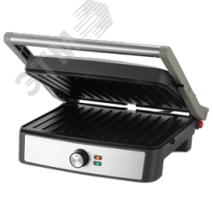 Электрогриль KT-3630, мощность 2200 Вт, цвет черно-серебристый KITFORT КТ-3630