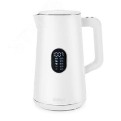 Чайник KT-6115-1, объем 1,5 л, мощность 1800 Вт, цвет белый KITFORT КТ-6115-1