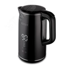 Чайник KT-6131, объем 1,7 л, мощность 2200 Вт, цвет черный KITFORT КТ-6131