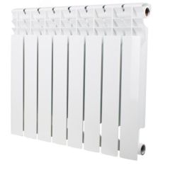 Радиатор биметаллический секционный 500/80/4 боковое подключение Oasis Р0000012803