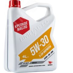 Масло моторное ВМПАВТО 3-SN 5w30 синт. (С3, SN/CF), канистра 4л. ВМПАВТО 9219