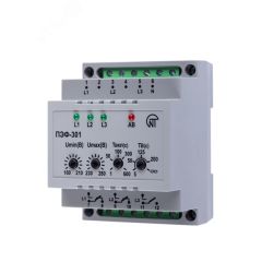 Переключатель фаз ПЭФ-301 16А на DIN-рейку Новатек-Электро 3425601301