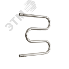 Полотенцесушитель водяной c полкой M 50/50 цвет хром ДВИН 4627086010769